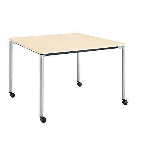 �y���[�J�[�z���E�ݒu�E�g���z�R�N�� �~�[�e�B���O�e�[�u�� JUTO MT-JTMR99S81MT1-CN �����`�V�� 4�{�r �ۋr ���E���h�R�[�i�[ ��/���s90cm �V�i�`�������I�[�N/�r�t���b�g�V���o�[ �L���X�^�[�t