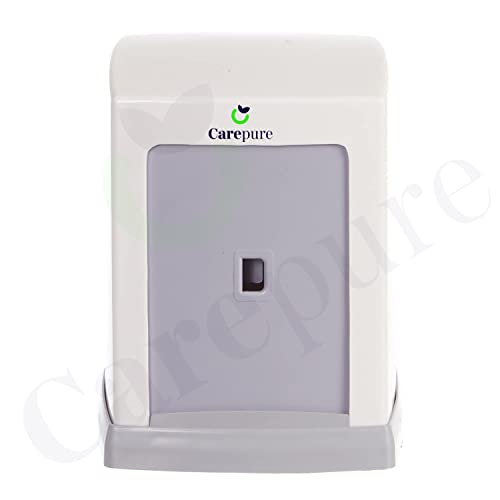 Image of Double Side Cube Table Top Tissue Dispenser with L-Fold 200 Pcs Tissue Paper Refill -White