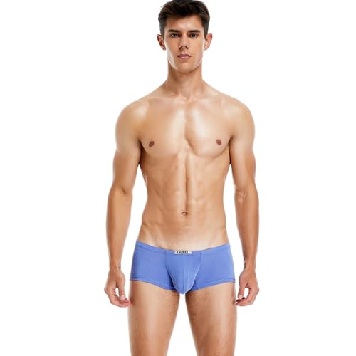 Boxers for Men with Big Pouch Breathable Ice Silk Underwear Thin Underpants Cool Boxers for Men