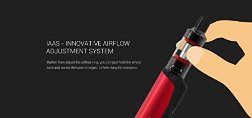 Incon 24 Vaptio Cosmo Starter set e shisha Kit 1500mAh output of 30W e zigarette MTL und DL Verdampfer Rot ohne Nikotin… – Bild 7