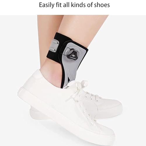 LegendTech Fußheberorthese, Verstellbare Knöchelorthese, Knöchelstabilisatorbandage für Männer und Frauen Verstauchte Knöchelbandschäden sehnenentzündung Schmerzlinderun