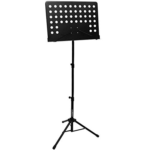 Chromacast Fba Cc-Ps-Mstand-Kit-1 Pro Series Metal Stand Performance Pack With Carry Bag, Music Sheet Clip On Adjustable Light #TOP6