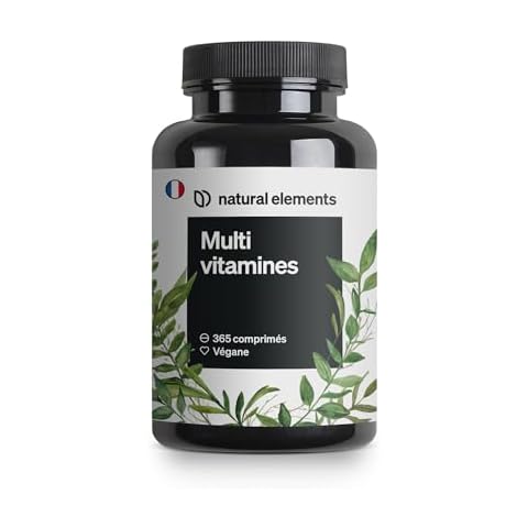 Multivitamines - 365 comprimés véganes - provision annuelle - précieuses vitamines de A à Z Cover