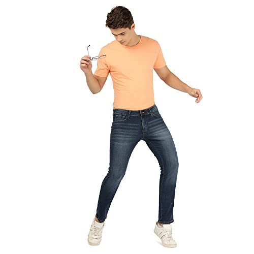 Image of Wrangler Men's Skanders Slim Fit Low-Rise Jeans