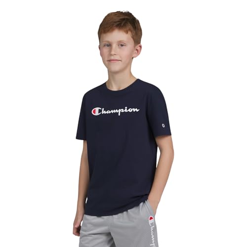 Champion Boys Tee Shirt Short Sleeve Logo T-Shirt for Kids - image 5