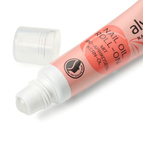 alverde NATURKOSMETIK 2er-Set Hautpflege: Nagelöl NAIL OIL ROLL-ON pflegt Nägel & Nagelhaut, leicht aufzutragen, zieht schnell ein, 15 ml + Körperlotion PURE COMFORT hautberuhigend, 250 ml (265 ml) – Bild 4