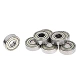 . 8 piezas rodamientos de bolas 608Z ABEC-7 de rodamientos de skateboard y longboard en blanco
