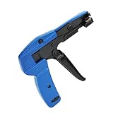 ケーブルタイガン、ハウス技術者の配線、留め具、カットデバイス、重いゲージの金属ボディ、ワイドアプリケーション範囲フラッシュトリミングメカニズム、ガーデニングデータセンターアクセサリー、カーエレクトロニクス配線ツール