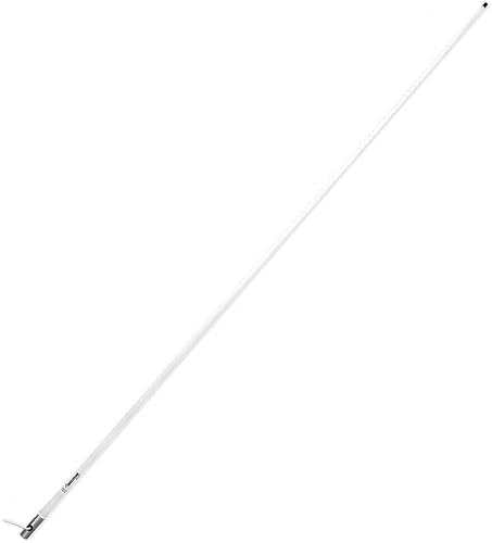Shakespeare 5235-XT - Antena de banda de entretenimiento Galaxy AM FM de 8 pies, color blanco
