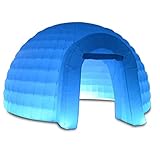 SAYOK 16.4ft Inflatable Igloo Dome Tent with Air Blower, Inflatable House Tent for Party, Wedding, Show, Event and Exhibition