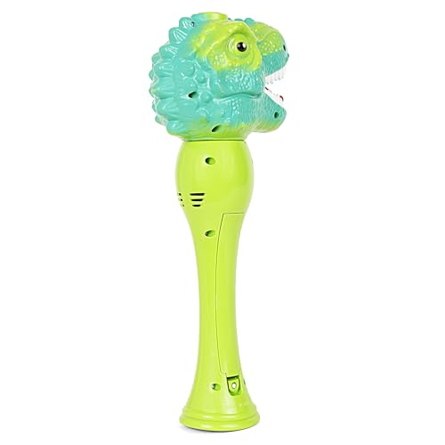 Image of Dino Bubble Blower Toy for Kids Ages 3+, Fun Bubble-Making Dinosaur Machine That Creates Endless Bubbles, Perfect for Outdoor Play, Parties, and Engaging Sensory Fun.