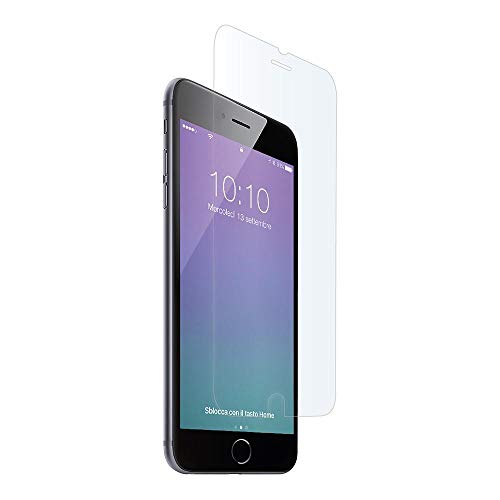 aiino - RockGlass Protective Film Compatible with iPhone 6 Plus/6s Plus/7 Plus/8 Plus in Tempered Glass, clear