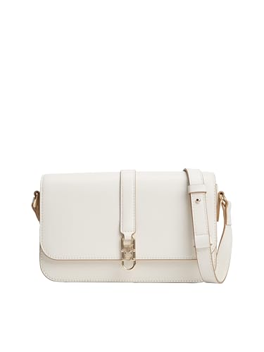Tommy Hilfiger Bolsa transversal feminina Libre Flap, creme macio, tamanho único