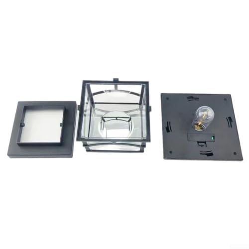Luces solares para poste de ABS resistente con acabado elegante para diseño de jardín 3