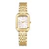 Avaner Women's Bracelet Square Watches: Gold Silver Stainless Steel Strap Analog Quartz Elegant Wrist Watches