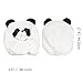 Helmet Cover, Full Face Motorcycle Funny Helmet Decoration, Fun Riding Accessory Gifts for Motorcycle Enthusiast (Panda)