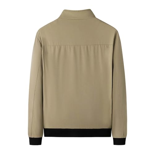 Veste bomber softshell varsity homme col montant zippé - 4