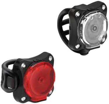 Lezyne Zecto Drive Front and Rear Bicycle Light, 250/80 Lumens, F...