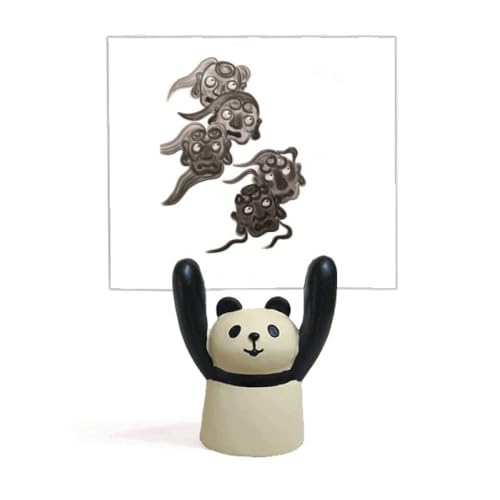 Porte-mémo encre chinoise anti-perte de notes avec panda et gobelins