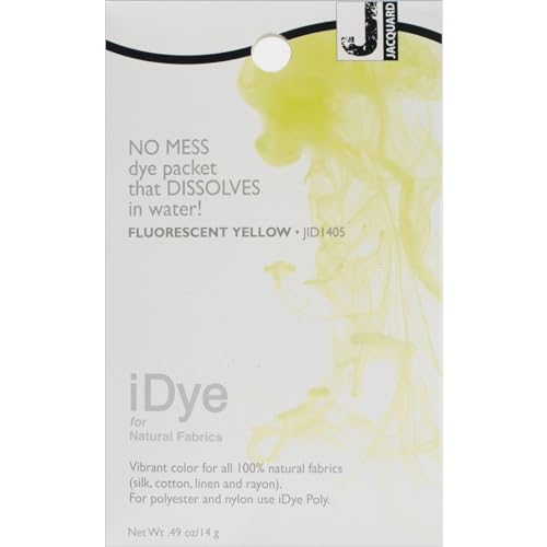 Jacquard Idye Fabric Dye 14g-Fluorescent Yellow