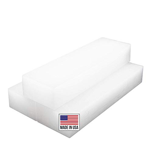 Blended Waxes, Inc. Household Paraffin Wax 1lb. Block - Household Paraffin Wax for Canning, Candle Making, Metal Preservation, Waterproofing, and A Variety of Other Applications