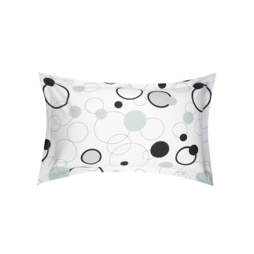 Image of Wakefit 100% Cotton Pillow Cover Set of 4 | 200 TC Soft & Breathable Pillow Cases | Standard Size 18 x 27 Inch | Skin Friendly, Durable & Gentle Machine Washable | Bubbles