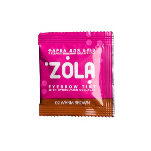 Tinte de cejas Zola 02 marrón cálido + oxidante