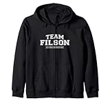 Team Filson | Proud Family Surname, Last Name Gift Zip Hoodie