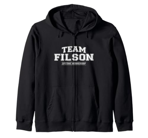 Team Filson | Proud Family Surname, Last Name Gift Zip Hoodie