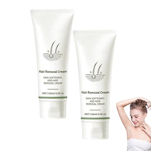 Crema Depilatoria Farvelous, Suave e Indolora, Rápida, Efectiva, Calma la Piel y Retrasa el Crecimiento del Vello, para Mujeres y Hombres