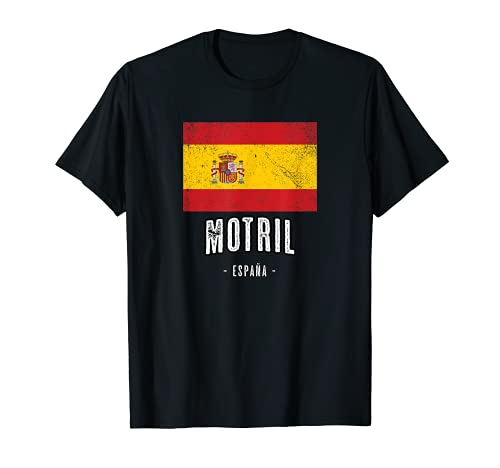 Motril España | Souvenir Linda Ciudad - Bandera - Camiseta