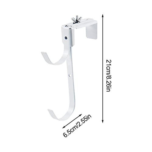 Ganchos para Varas de Piscina,2 peças de acessórios de piscina ajustáveis ​​cabides | Suporte de arm