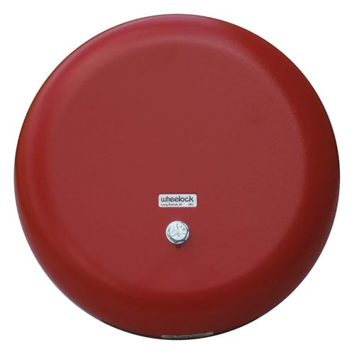 Bell, 115VAC, Red, 10 in. H