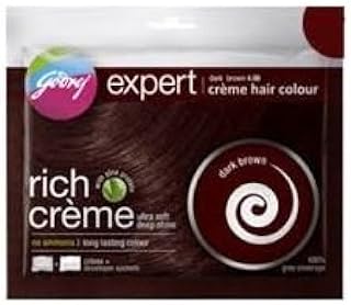 Godrej Expert rich Creme Hair Colour Dark Brown (Pack of 5)