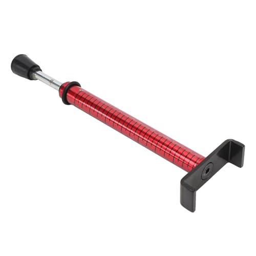 Belt Tension in Gauge, Belt Gauge Tool, Adjustable 10 Pounds, with L Shaped Pad, Motorcycle Belt Tension Tool (Red)