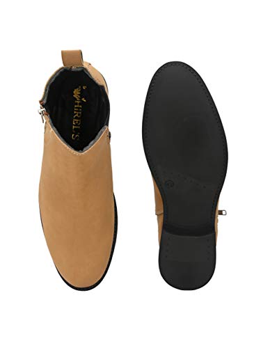 Image of HiREL'S Men's Chelsea Zipper Boots | Soft Cushioned Insole, Slip-Resistance, Dynamic Feet Support, Arch Support & Shock Absorption