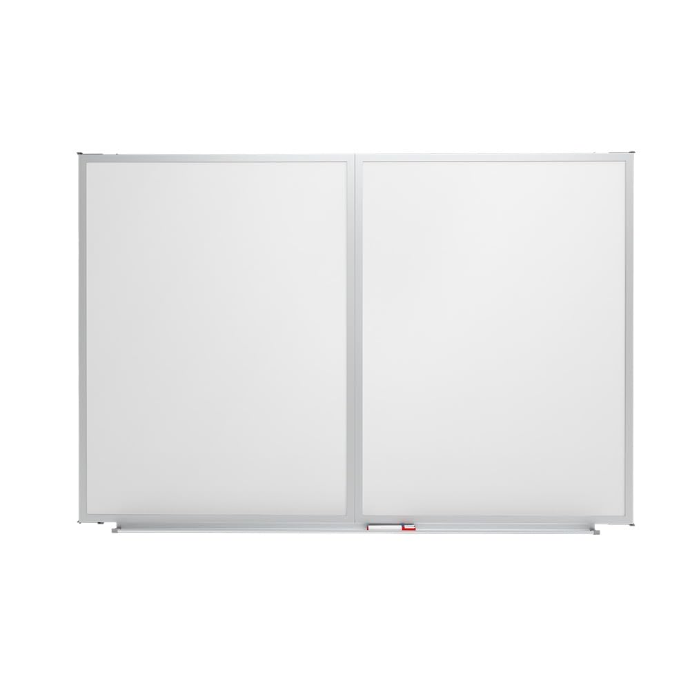 IVOL Wielopowierzchniowa tablica suchościeralna – składana tablica magnetyczna na ścianę – emalia (60 x 90 cm)