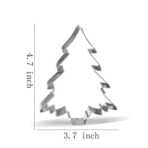 4.7 Inch Christmas Tree Cookie Cutter – Stainless Steel #TOP1