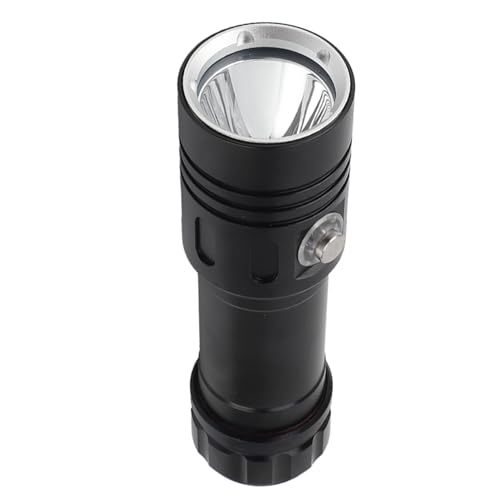 1000LM Diving Flashlight with 4 Lighting Modes Waterproof Aluminum Alloy Material for Scuba Diving Snorkeling