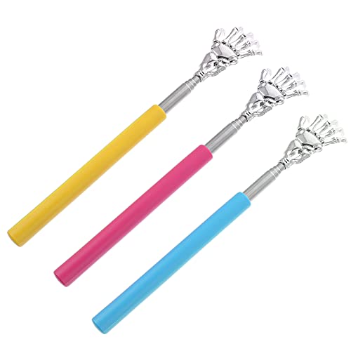 2 Juegos Cosquillas Portátil Lapto Mackbook Arrascador Para Espalda Paquete De Rascarse Punto Rascador De Espalda Masajeador De Palmadas En La Espalda Acero Inoxidable 3 Piezas * 2 PATKAW