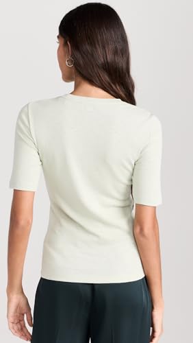 Image of Vince Women's Elbow Sleeve Crew Neck Top