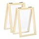 QUARKZMAN Papierherstellungssieb Holz Papierherstellung 7,1 x 4,9 Zoll Papierherstellungsrahmen-Set Doppelschicht für DIY-Papierhandwerk Herstellung von Karten, Lesezeichen, 2 Packungen