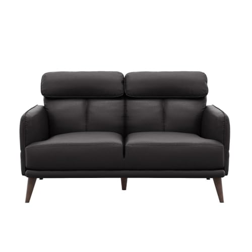 Image of Wakefit Sofa Set | 5 Year Warranty | Sofa 6 Seater, 6 Seater Sofa for Living Room, Wooden Sofa Set, Sofa Set 3+2+1 Seater - Azores(Robin : Black)