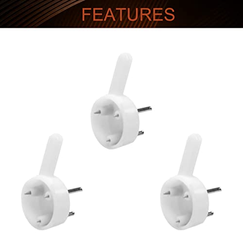 Image of Nails For Hanging Pictures,Picture Hooks Hardwall Hangers for Hardware Concrete Wall Hooks Invisible Nail Hangers Non-Trace Wall Picture Hanger No Damage Stucco 0.98 inch x 0.59 inch (L*W)(80pcs,0.98 inch x 0.59 inch
