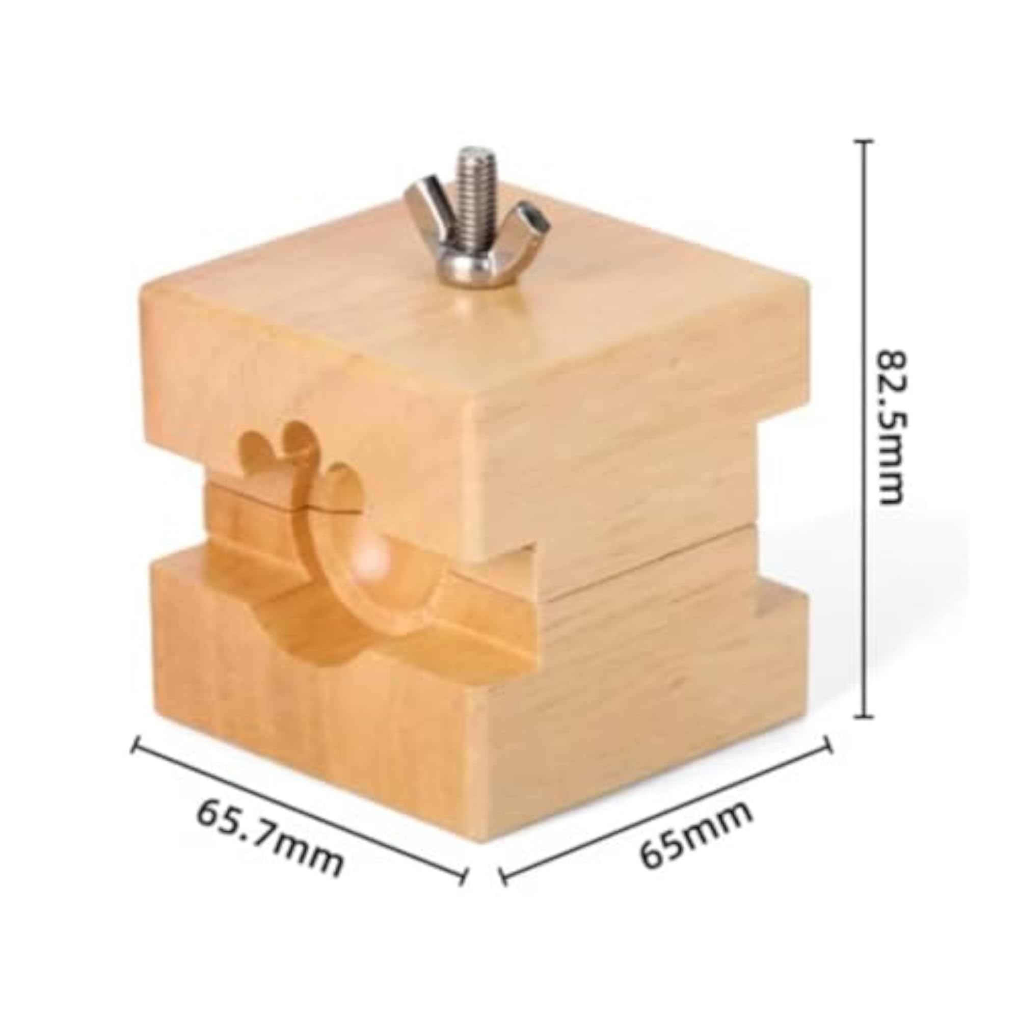Wooden Watch Dial Holder & Back Opener Tool
