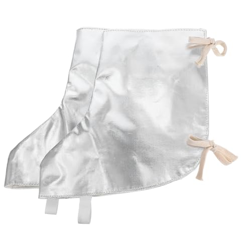 PRETYZOOM 1 Pair Anti-burn Welding Foot Cover Material Aluminum Foil Boot Protectors for Men