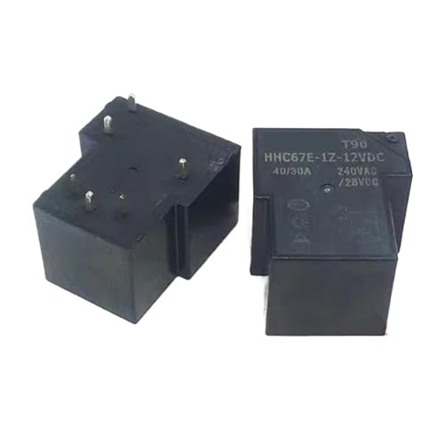 Relais 12V 40A HHC67E-1Z-12VDC commutateur 6 broches pour commande DCV12 automobile pack de 10