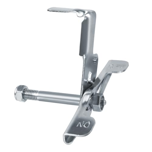 LONGRUNFORU 8 inch Caster Brake Kit, Tread Lock, Zinc Plated Steel, Brake Kit for Casters, Caster Wheel Brake(1 PCS)