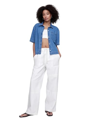 Image of Gap Women's Wide Leg Pull on Utility Pant