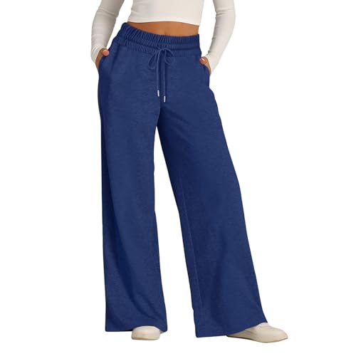 Oversized Wide Leg Sweatpants Women Baggy Lightweight High Waist Athletic Pants with Pockets Y2k Casual Palazzo Pants2